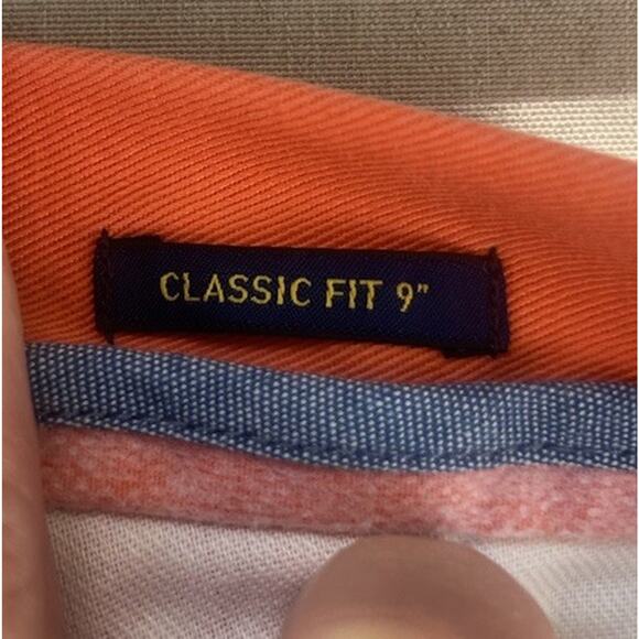 EUC Polo Ralph Lauren Men's Orange Classic Fit 9" Inseam Shorts Size 33 - Picture 6 of 7